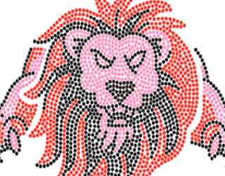 Lion Rhinestone Design — Rhinestone Design portfolio example Lion Rhinestone Design — Rhinestone Design portfolio example