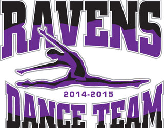 Ravens Dance Team Logo — Artwork portfolio example Ravens Dance Team Logo — Artwork portfolio example