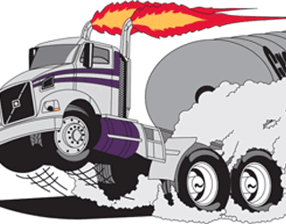 Volvo Semi Truck Illustration — Illustration portfolio example Volvo Semi Truck Illustration — Illustration portfolio example